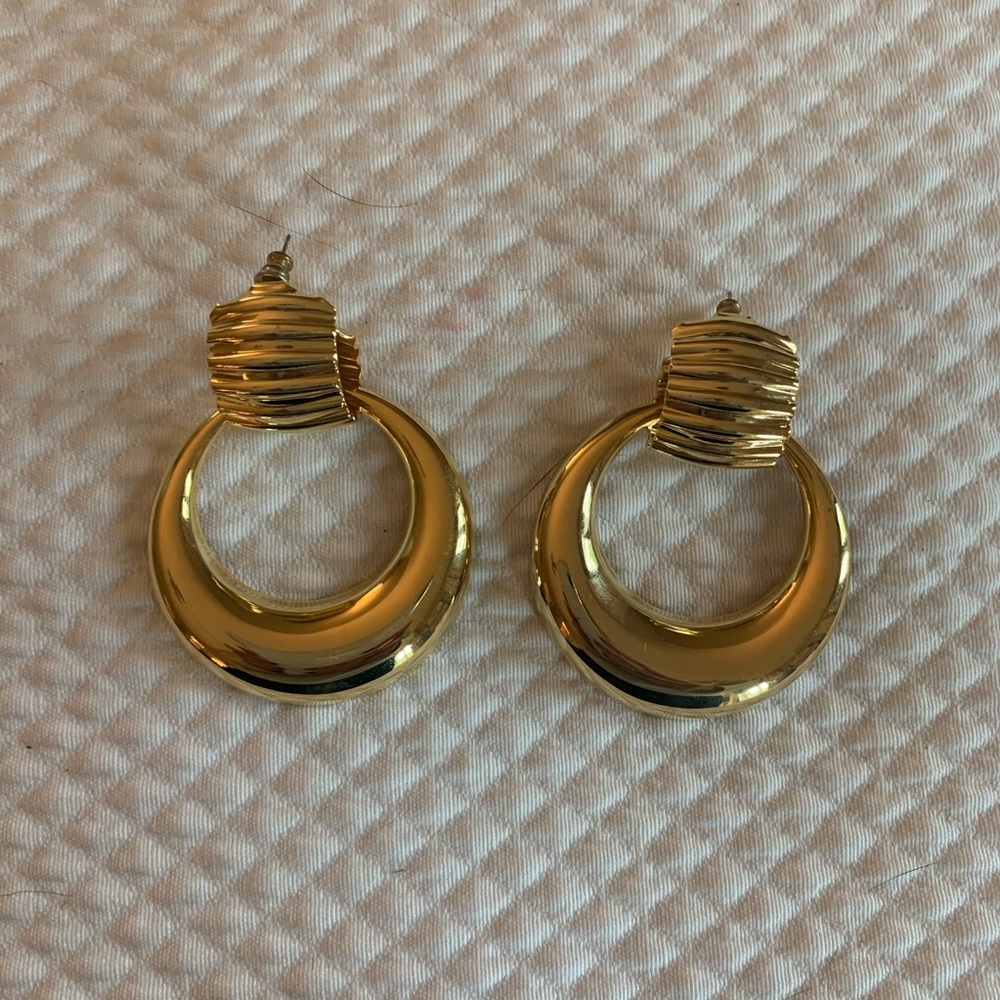 Unique Gold Hoops